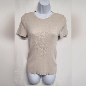 Premise Form Fitted Ribbed Stretch Top L Excellent Condition